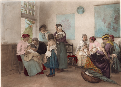 Vaccination
from the painting by P. A. J. Dagnan-Bouveret